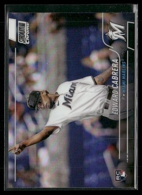 Edward Cabrera Rookie 2022 Stadium Club Chrome Refractor Miami Marlins #16