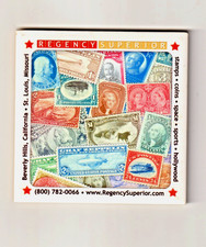 Philatelic Memorabilia  Regency -Superior Auction House Ceramic Drink Coaster