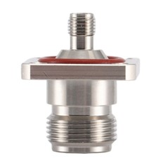 Connector N Type Female To SMA 4Holes Flanges L16 N To SMA Female 4Hole Flanges
