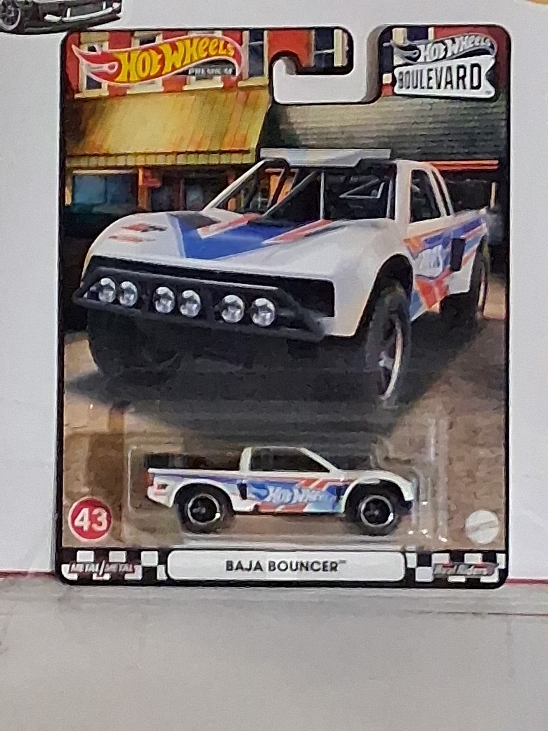 Hot Wheels 2020 Premium Baja Bouncer Boulevard #43 Real Riders Trophy Truck B28