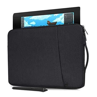 Portable Graphics Drawing Tablet Sleeve Case for Huion KAMVAS Pro 13 GT Black