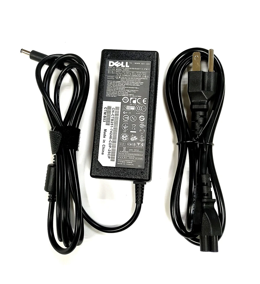 Genuine 65W Charger AC Adapter For Dell Inspiron 14 15 5000 7000 0G6J41 0MGJN9 - Image 3 of 4