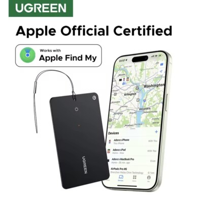 UGREEN Wallet Finder Bluetooth Smart Tracker Locator Card For Find My iPhone IOS