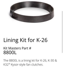 Kit Masters 8800L Engine Cooling Fan Clutch Seal And Friction Lining Kit  New