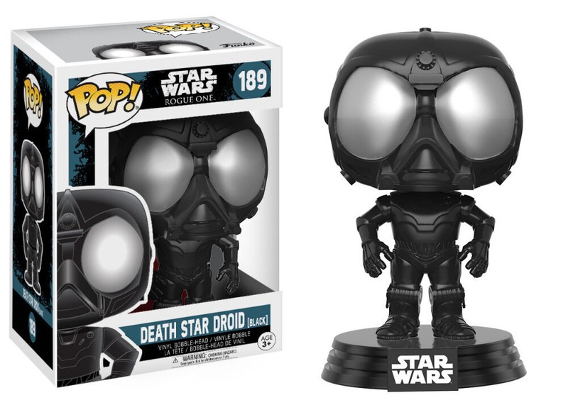 Funko Pop! Vinyl: Star Wars  Death Star Droid  (Black) #189 Brand New