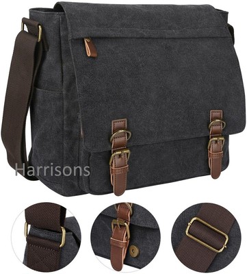 extra large canvas messenger bag