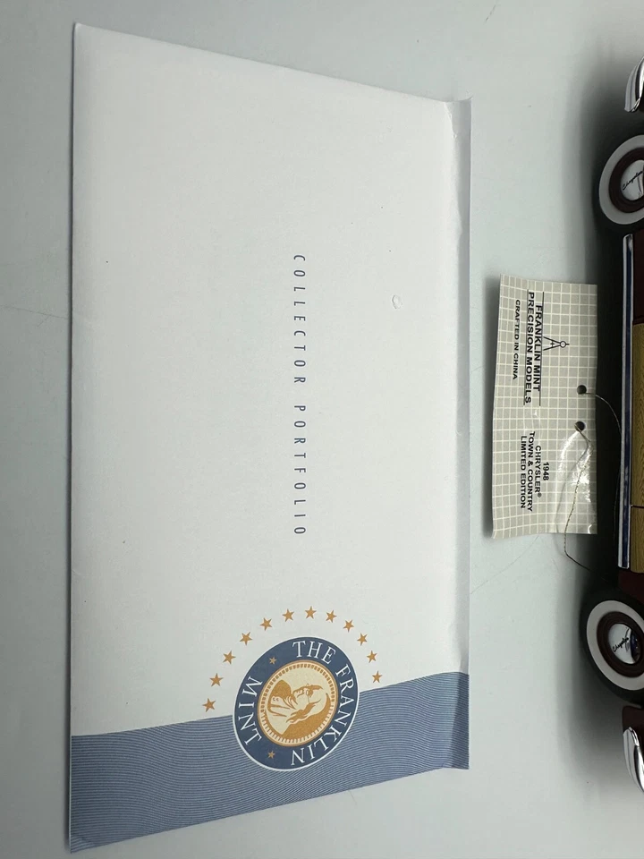Franklin Mint 1948 Chrysler Town & Country, #15 of 1500, 1:24, Excellent, Boxed - Image 3 of 4