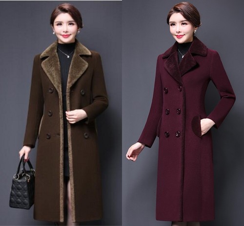 New Womens Winter Warm Slim Long Coat 
