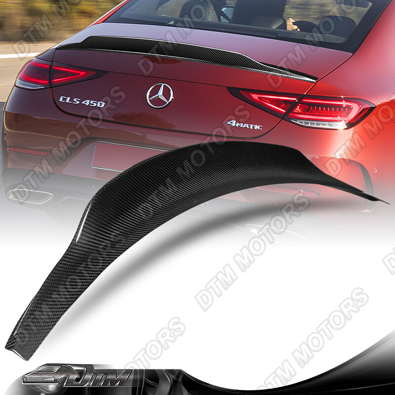 For 19-23 Mercedes-Benz CLS450 CLS53 PSM-Style Carbon Fiber Rear