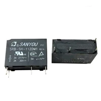 MARKENLOS 10PCS SANYOU SRB-SH-112DM1 12VDC Power Relay 3A/5A 277VAC 4Pins #A6-22