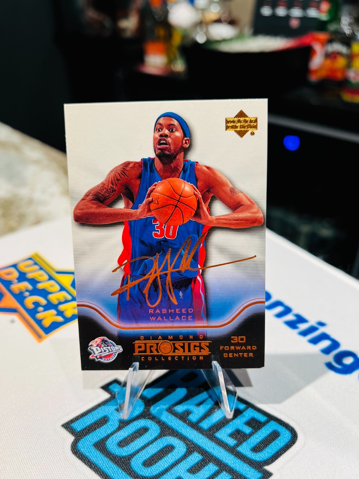 2004-05 Upper Deck Pro Sigs GOLD #23 Rasheed Wallace