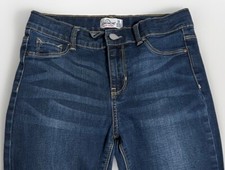 Jordache Girls Super Skinny Blue Denim Jeans Size 16S 26 X27.5  272.F 