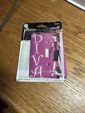BRAND NEW NOS GE 40140 Diva Wallplate light switch cover 2006 COLORFUL PINK L@@K