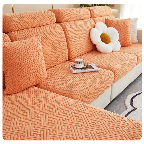 Funda protectora elástica para muebles de sofá de 1/2/3 plazas color liso - Imagen 2 de 39