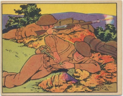 1941 Gum Inc. Uncle Sam #49 Digging In (b)