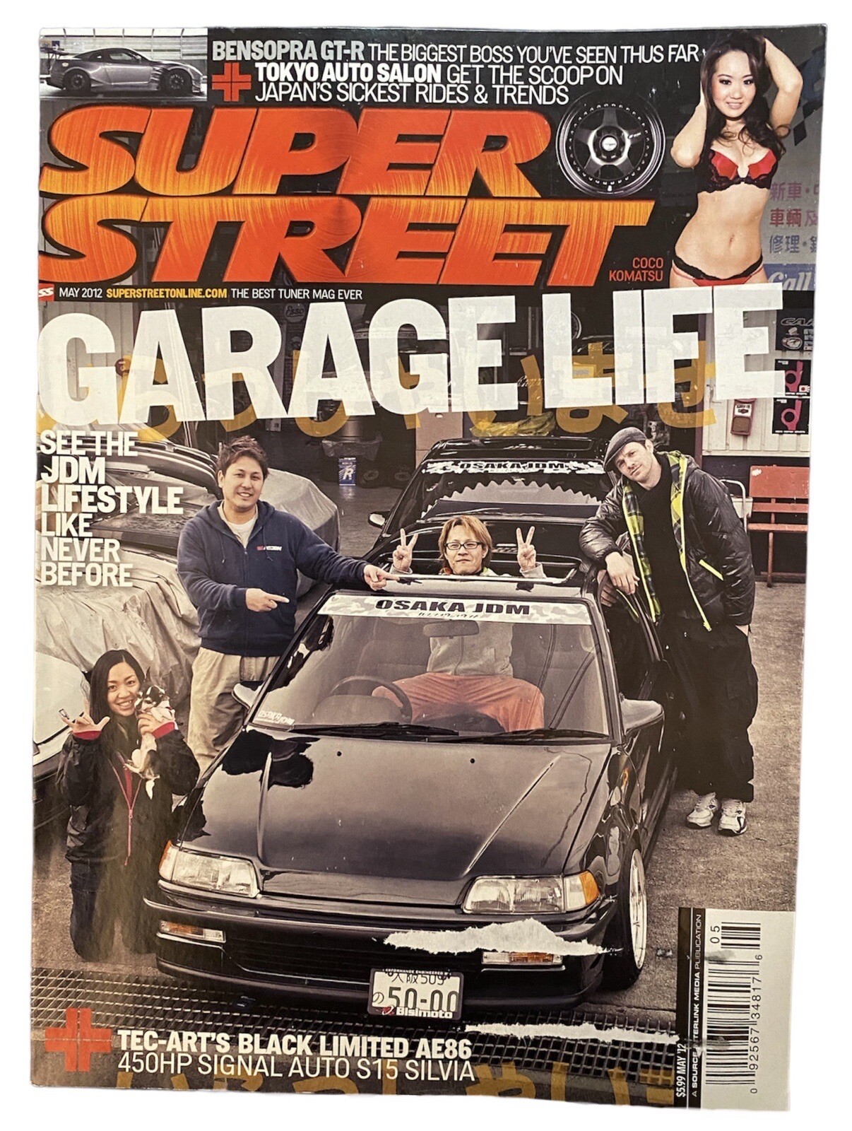 Super Street Magazine Honda Civic EAT Cover Sep 12 R35 S15 Hachi FRS ...