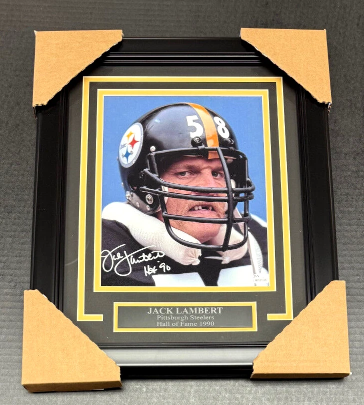 James Spence Authentication (JSA) Jack Lambert Pittsburgh Steelers