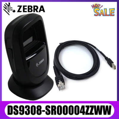 Zebra DS9308-SR00004ZZWW 1D 2D QR Code Desktop Handheld USB Barcode Scanner Kit
