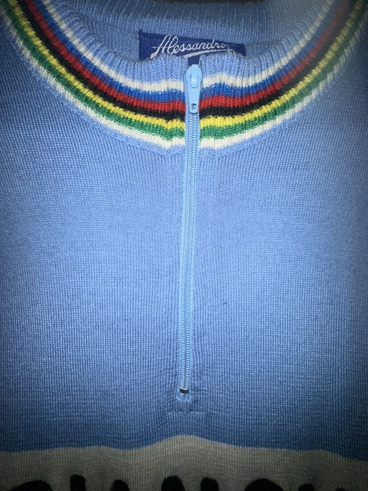 Alessandro Bianchi Campagnolo wool Jersey - Image 3 of 4