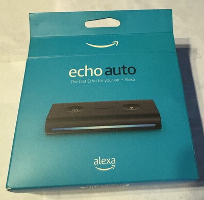 Amazon Echo Auto Smart Assistant - Black - NEVER USED