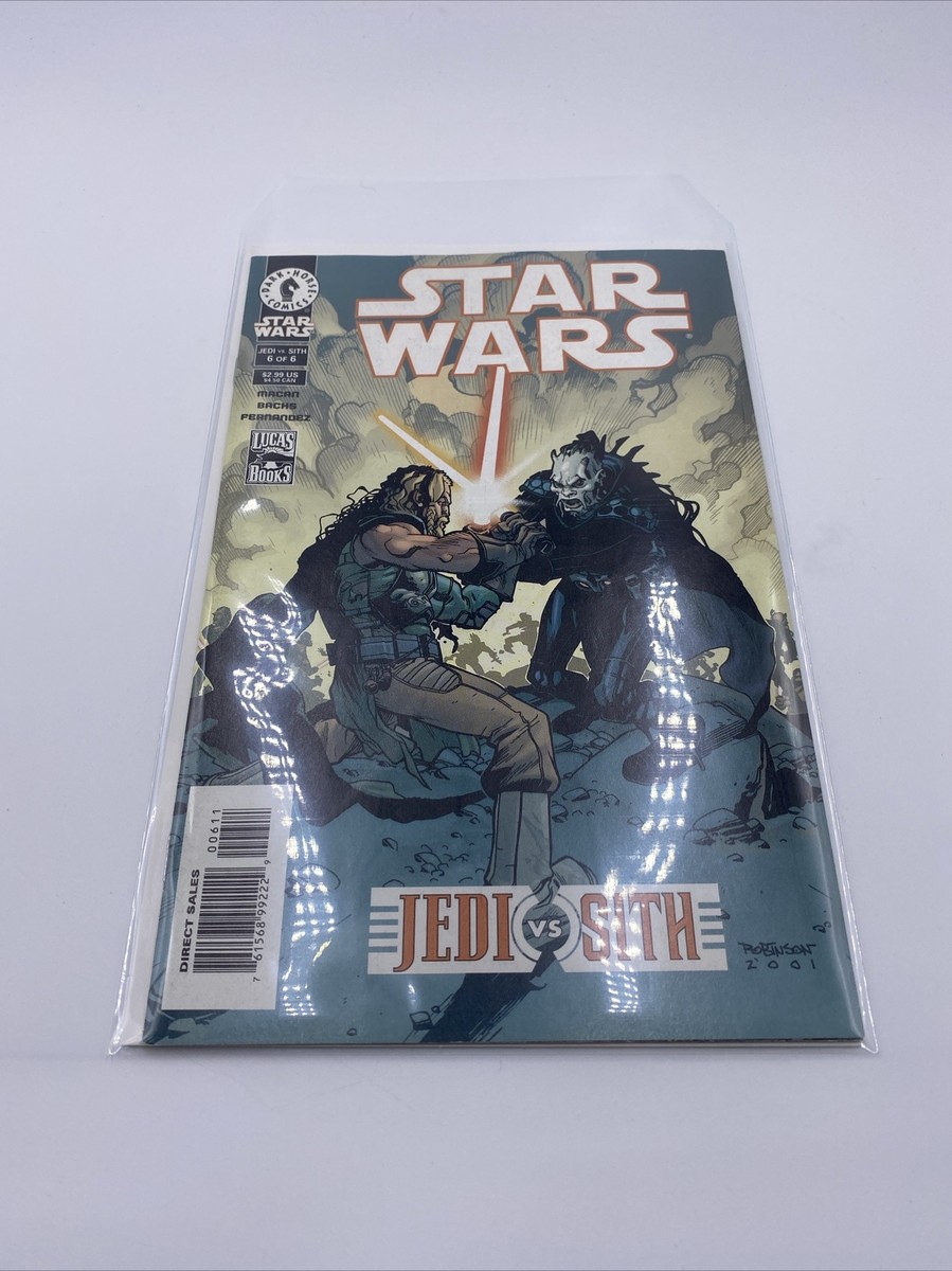 Star Wars Jedi Vs Sith #6 1st App Darth Zannah Dark Horse w/ Hard