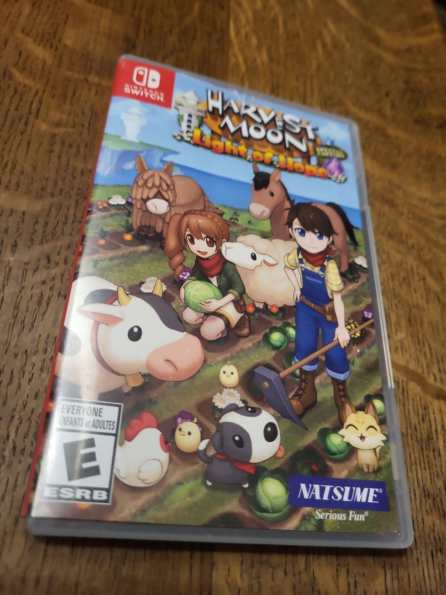 Harvest Moon: Light of Hope Special Edition Game in Case Used Tested
