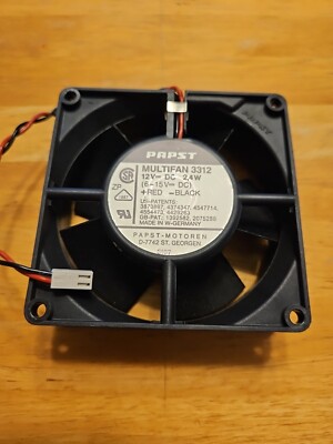 PAPST MULTIFAN 3312 DC COOLING FAN 6-15V 2.4 W NEW