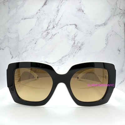 New CHANEL Sunglasses Polarized Black White Square Authentic  display picture 3