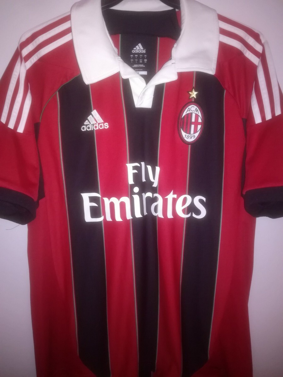 AC MILAN 2012-2013 Fly Emirates t-shirt shirt jersey jersey adidas jersey