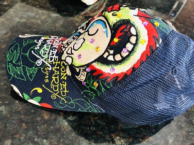 ED HARDY BY CHRISTIAN AUDIGIER SLLOWLY KILSS VINTAGE CAP (OSFA