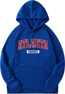 Atlanta Georgia themed pull over draw string hoodie. CHECK DESC