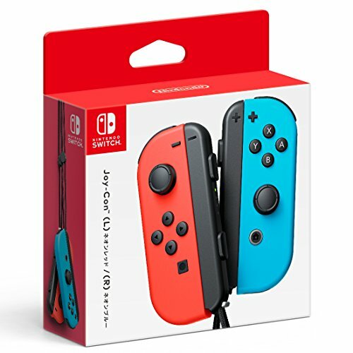 新品未開封Switch Nintendo Switch Joy-Con(L) Genuine Nintendo] Joy-Con (L) Neon Red / (R) Neon Blue From Japan