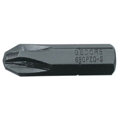 GEDORE Schraubendreherbit 6,3 mm (1/4'') Kreuzschlitz PZ 3