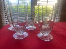 Five (5) Duncan & Miller TEARDROP 14-oz. iced tea  1936-1955