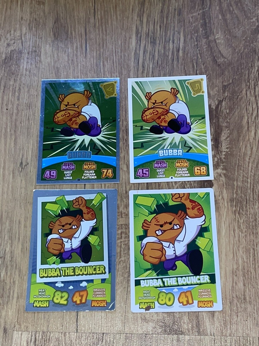 Moshi Monster Cards BUBBA THE BOUNCER From S1-2 With 2 ULTRA RARE CARDS |  eBay UK