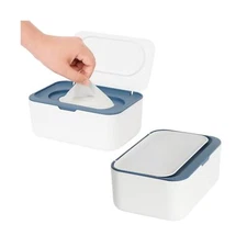 2 Pack Wipes Dispenser, Wipe Holder for Baby & Adult, Seposeve Refillable Wip...
