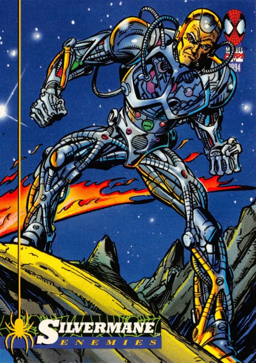 SILVERMANE / Amazing Spider-Man 1994 BASE Trading Card #39 SILVERMANE / Amazing Spider-Man 1994 BASE Trading Card #39