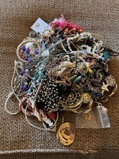 Bulk Lot Broken Tangled Mixed Jewelry Craft Repair 4.1 Lbs 18