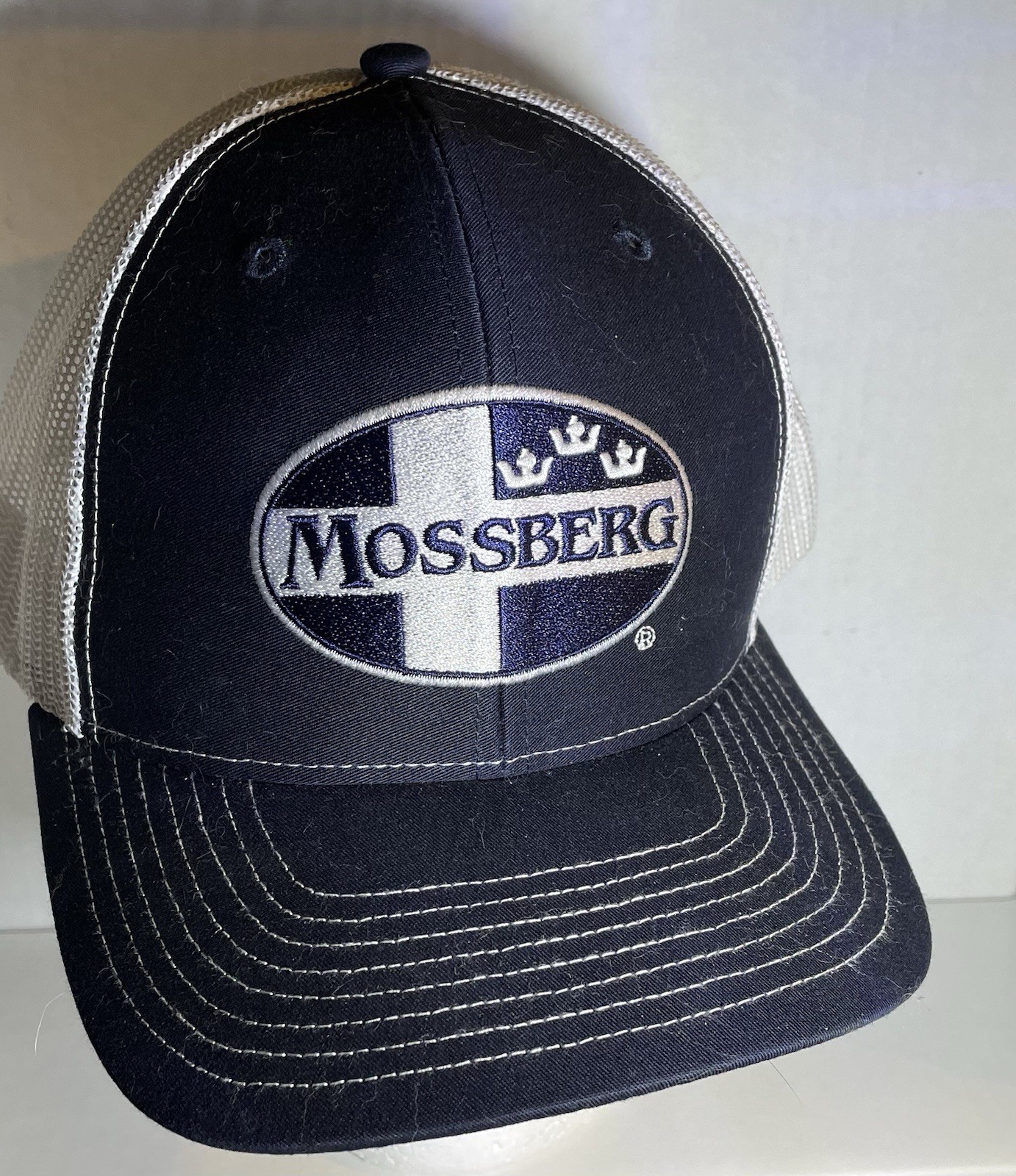 Mossberg Hat Strap Back Adjustable Hat Mesh Half … - image 1