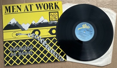 Men at Work-Business as Usual-Original 1981 Vinyl LP UK 1981 Epic EPC 85669-VG+
