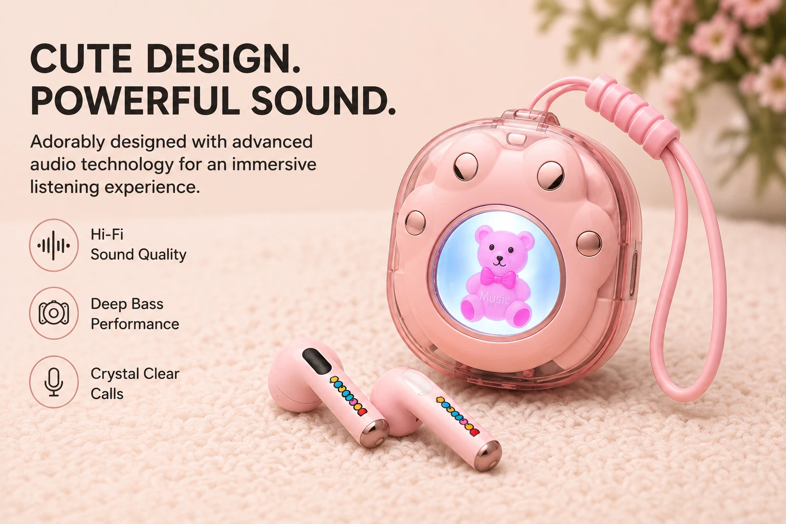 Wireless Bluetooth Earphones In-Ear Airbuds TWS Buds For Samsung Android iPhone - Picture 3 of 7
