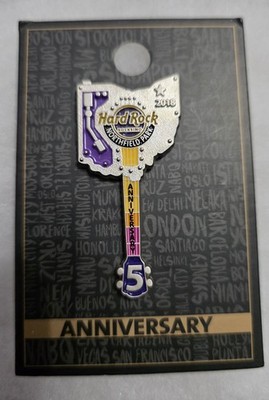 Hard Rock Cafe Pin - Northfield Park - 5 Year Anniversary 2018