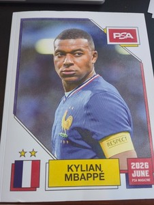 KYLIAN MBAPPE Cover of PSA Price Magazine June 2026 Volume 54 French Footballer