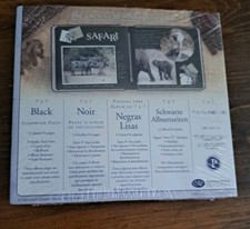Creative Memories 7x7 Black Scrapbook Refill Pages 12 Sheets/24 Pages NIP 2004
