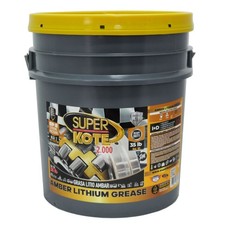 Lithium Grease NLGI 2 Amber  Tacky 35 lb  5 Gallon Pail Superkote 2000