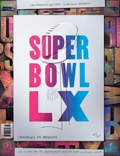 Super Bowl LX 60 Official National Game Program Seahawks Patriots