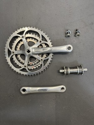 Kurbel Set Campagnolo Centaur 3x10 Fach ITA 36x24 tpi Tretlager italienisch