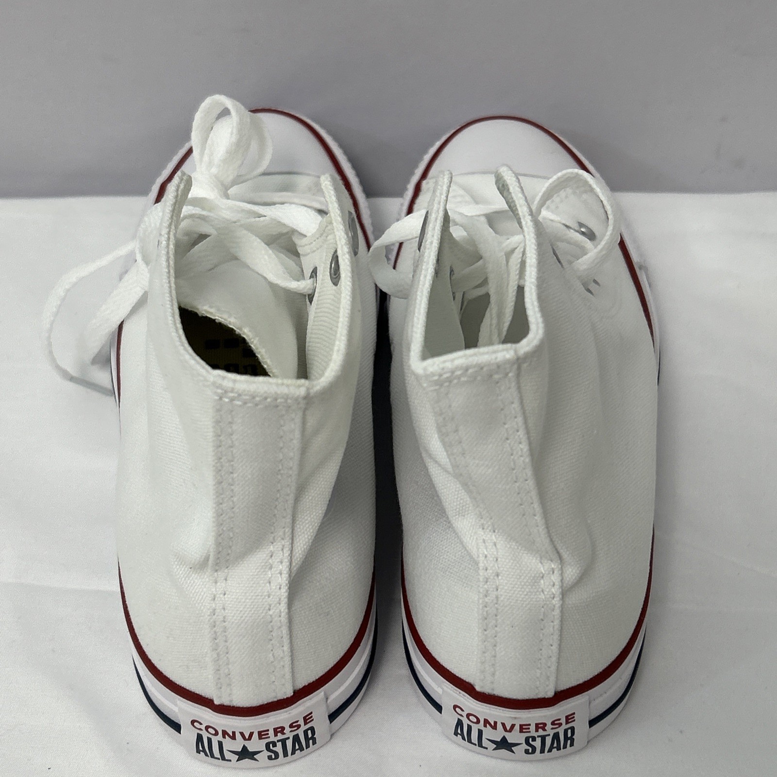 CONVERSE CHUCK TAYLOR ALL STAR HI  OPTICAL WHITE W7650 Womens Size 9.5 thumbnail 5