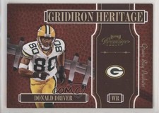 2005 Playoff Prestige Gridiron Heritage Donald Driver #GH-18 1t6