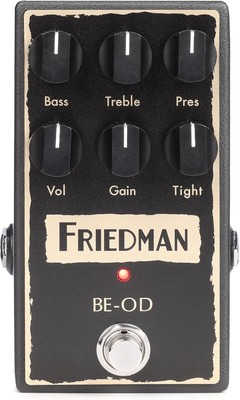 Friedman Amplification BE-OD Overdrive Guitar Effects Pedal Black 